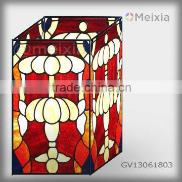 GV13061804 tiffany style stained glass vase craft for home decoration