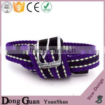 2016 Hot Sale Stitching Polo Belt Braided Woven Elastic Smart Automatic Buckle Leather photo-3