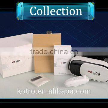 Upgrade Version Video Movie Game Virtual Reality VR Box Vrbox 3D Glasses / Headset + a Bluetooth Controller