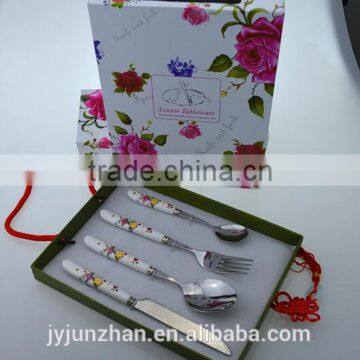 Korean Stainless Steel Cutlery With Nice Gift Box Packing and New Design--Junzhan Factory photo-2