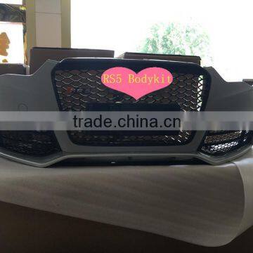 A5 to RS5 Style Poly ABS Car Front Bumper Bodykit