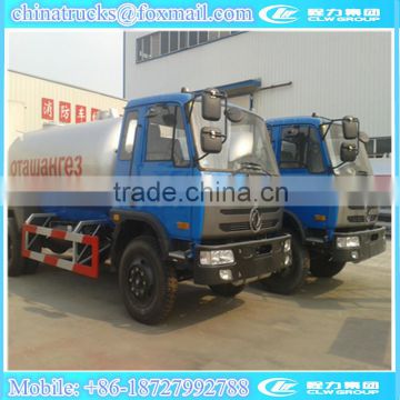 15cbm DONGFENG 145 4X2 LPG truck mounted propane transportation tank