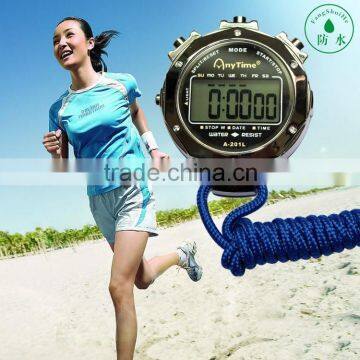 Electronic digital multi-functional Metal waterproof stopwatch