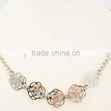 Elegant Women Jewelry Fashion Silver Collar Chains Necklace