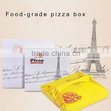 Recyclable Disposable Food paper pizza full white box