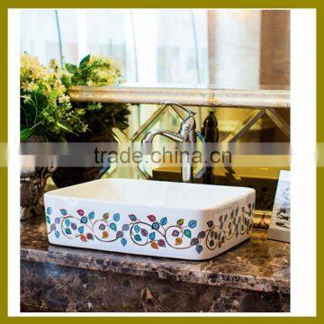 2016 BEIHANMEI Ceramic Counter Sink/ Ceramic Art Wash Basin