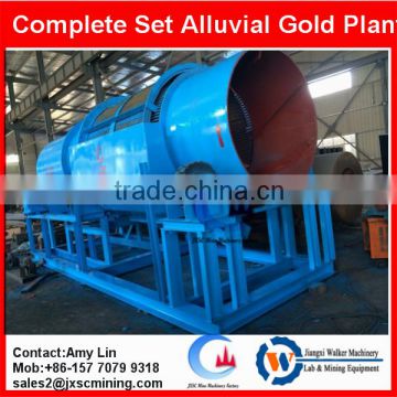 100tph Ghana alluvial gold washing plant gold washing machine