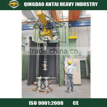 Continuous hooks shot blasting machine