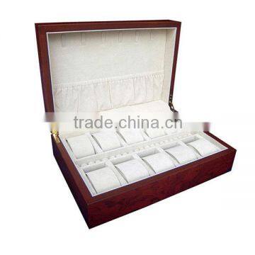 guangzhou cutom-made wooden wrist watch display case