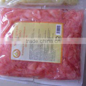 top quality sushi ginger pink 250g/bag very popular in Russia