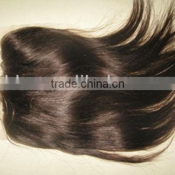 silk straight indian remy top closure