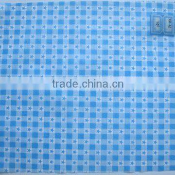 Blue pattern PVC stretch film