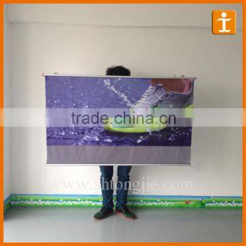 Promotional vertical hanging banner