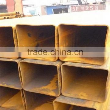 High quality custom-made black rectangular steel pipe