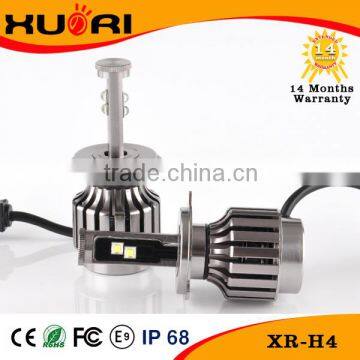 Good price led auto cob led headlight 6000k ,high power led h4 car headlight bulb