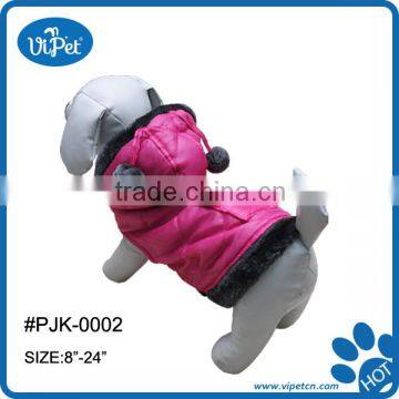 Pet jacket with plush clothes