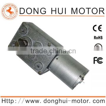 12vdc 70rpm right angle worm gear motor for wiper motors