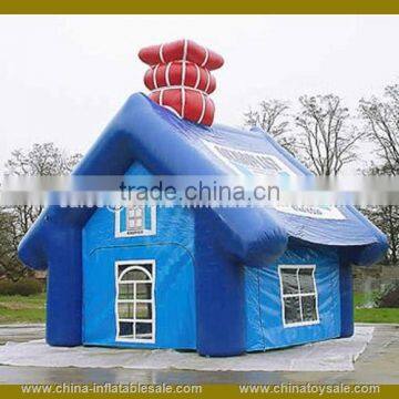 Attractive giant Inflatable house, house shaped inflatable tent