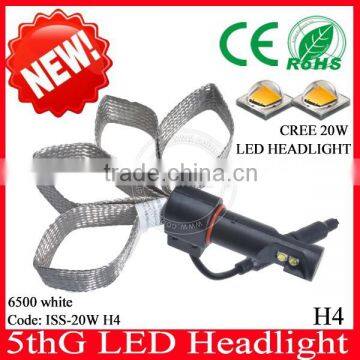 Guangzhou car light 6500K led headlight new car accessories products for honda fit led