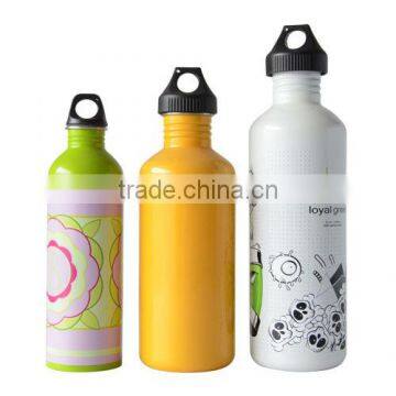 new design single wall stainless steel sport bottle factory 350ML 500ML 750ML 1000ML