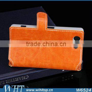 Wholesale Stand Flip PU Leather Case for Sony Xperia Z4 Compact photo-3