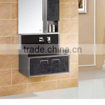 Black stainless steel bathroom cabinet(WMD-518)