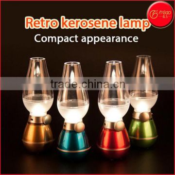 Hot sale Blow off 0.4W LED dimmable Decorative Retro kerosene lamp LED Kerosene lamp LED night light LED Desk lamp