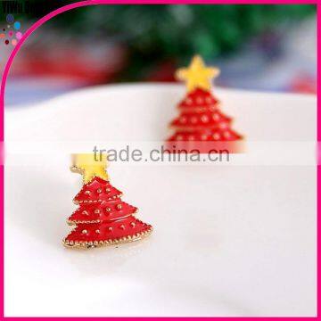 Christmas tree earring delicate earring for Christmas