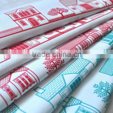 Cotton and Polyester high quality printed tea towel