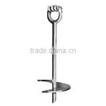 No-Wrench Screw Anchor, Earth Anchor