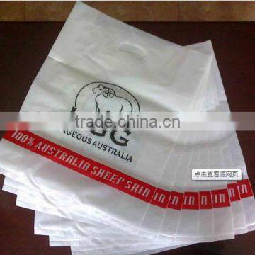 hdpe die cut bag for clothing