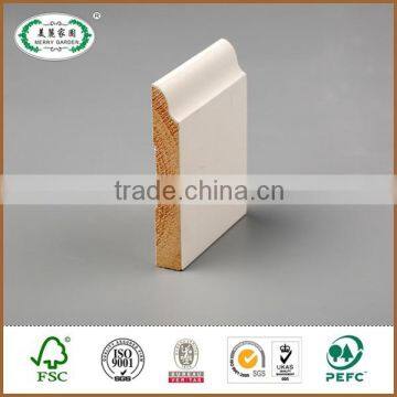 Primed White Fj Pine Base Wood Mouldings