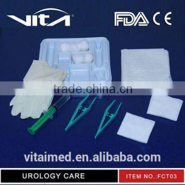 Disposable Consumables Urethral Catheterization Kits for catheterization operation FCT03