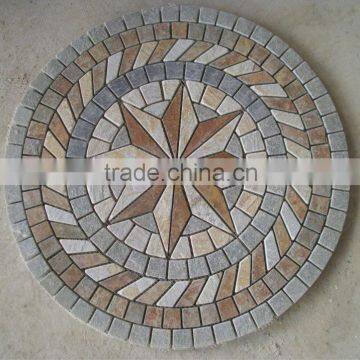 flooring Mosaic flower patterns with mesh back, Mosaic patterns,wall panel