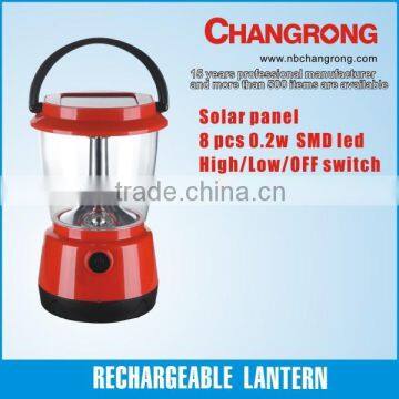 Small solar rechargeable lantern solar light