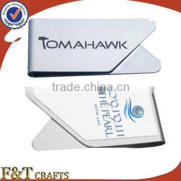 Promotional custom made flat metal paper clip