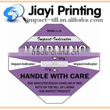Hot 2015 Shockwatch Label Impact Indicator Sticker Sensor Sensor Shipping Label