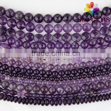 Wholesale Natural semi precious stone beads-Amethyst