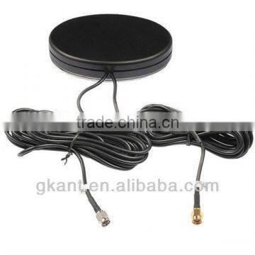 GPS/gsm Combination antenna , GPS+GSM magnetic combo antenna