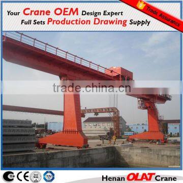 Design drawing supply L Model Single Beam Electric Hoist Gantry Crane