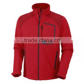 Hot Selling Breathable Red Best Price 3 Layer Softshell Jacket photo-1