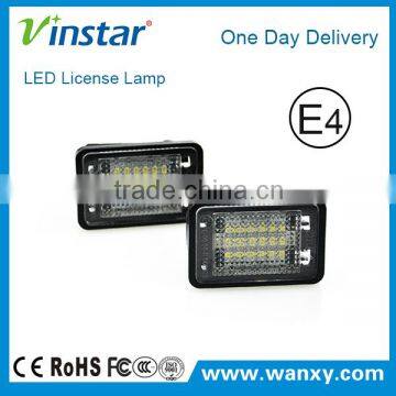 CE E4 approved 18SMD car led license plate lamp for BM GLK X204