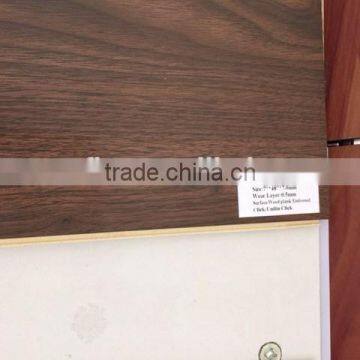 wood looking dry back PVC vinyl flooring