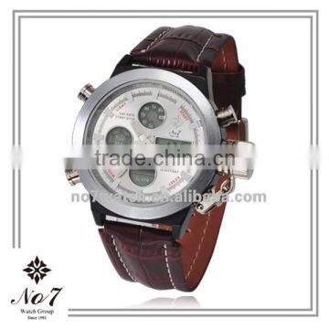 Customized Mens Leather Antique Quartz Watch