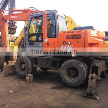 Used Hitachi EX130W Wheel Excavator 2009 year Japan made