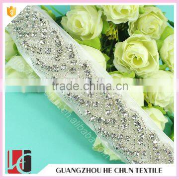 HC-16-1 Hechun Wedding Dress Ornaments Decorative Rhinestone Beaded Trim