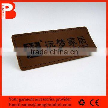 China supplier custom leather soft patches for jackets