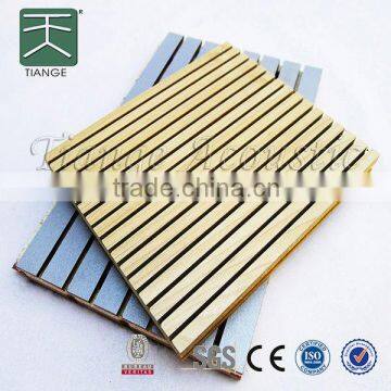 Soundproofing Wooden Grooved Acoustic Panel slot wall board MDF wall Board