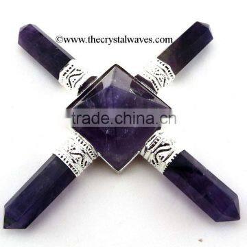 Amethyst Pyramid Energy Generator