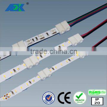Shape 4 Pins Connector 10mm for 5050/3528 SMD RGB Non-waterproof 4 Conductor Quick Splitter Right Angle photo-6